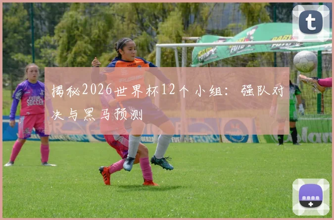 揭秘2026世界杯12个小组:强队对决与黑马预测